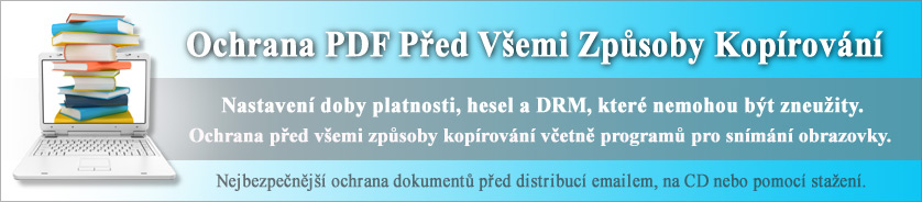Ochrana PDF Dokumentů a eKnik Před Kopírováním a Tiskem<